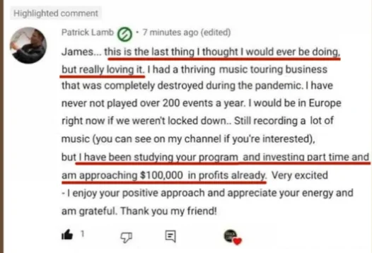 Big win testimonial 3