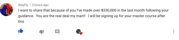 Big win testimonial 4